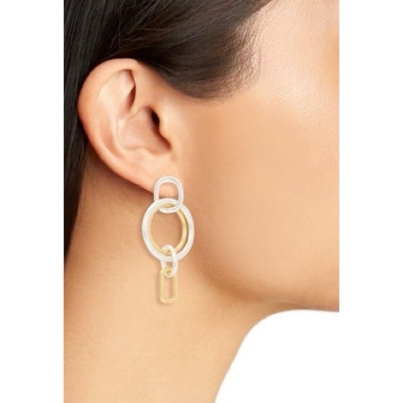 Madewell Hoop Chain Earrings - Picture 3 of 3